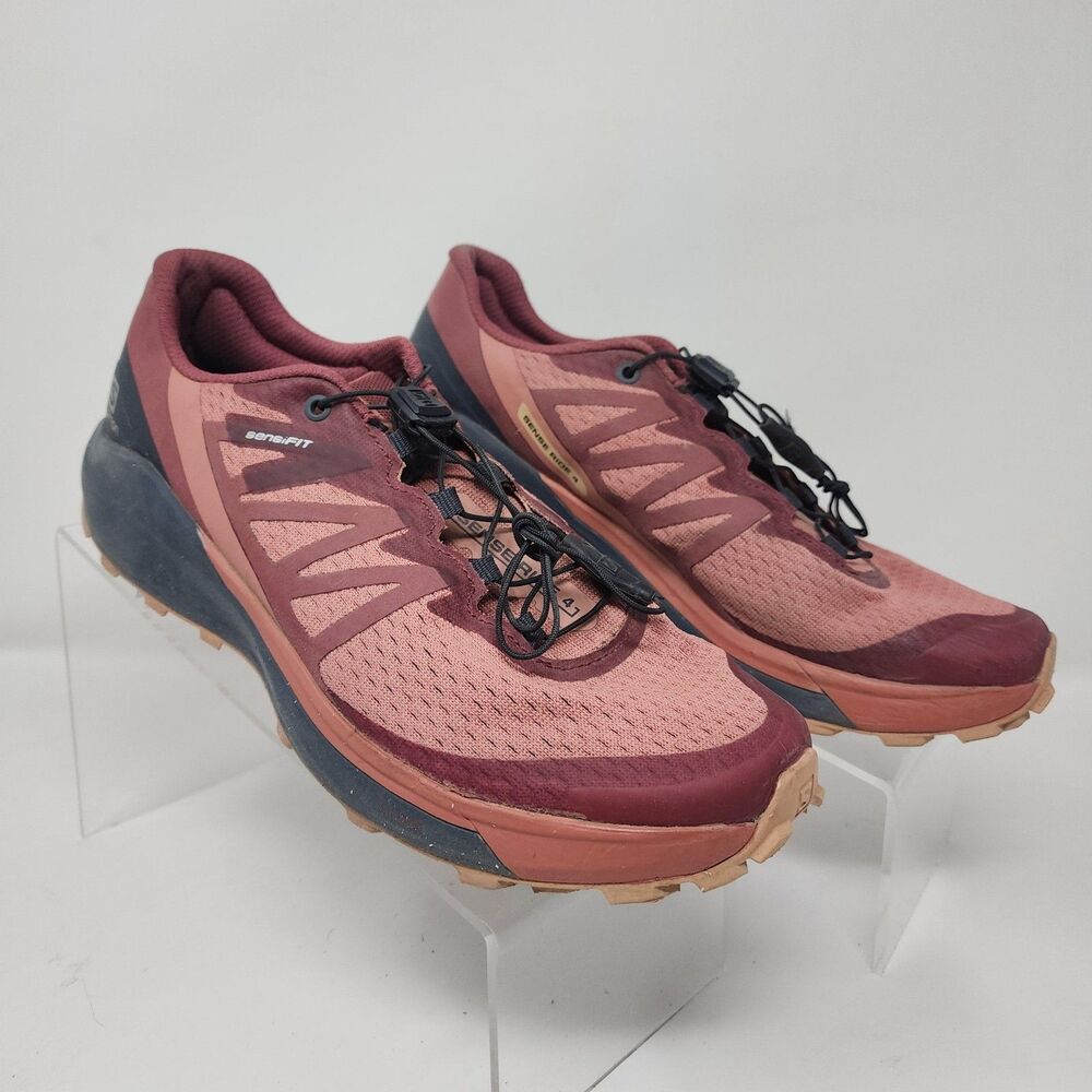 Salomon Women's Athletic Shoes - Pink and Burgundy